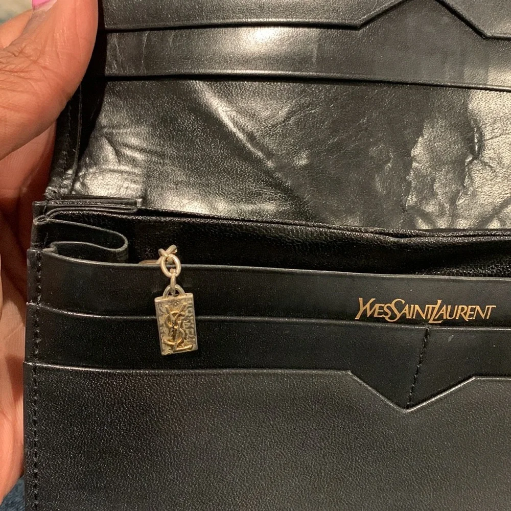 Vintage Preloved YSL Wallet, Authentic - Picture 5 of 13